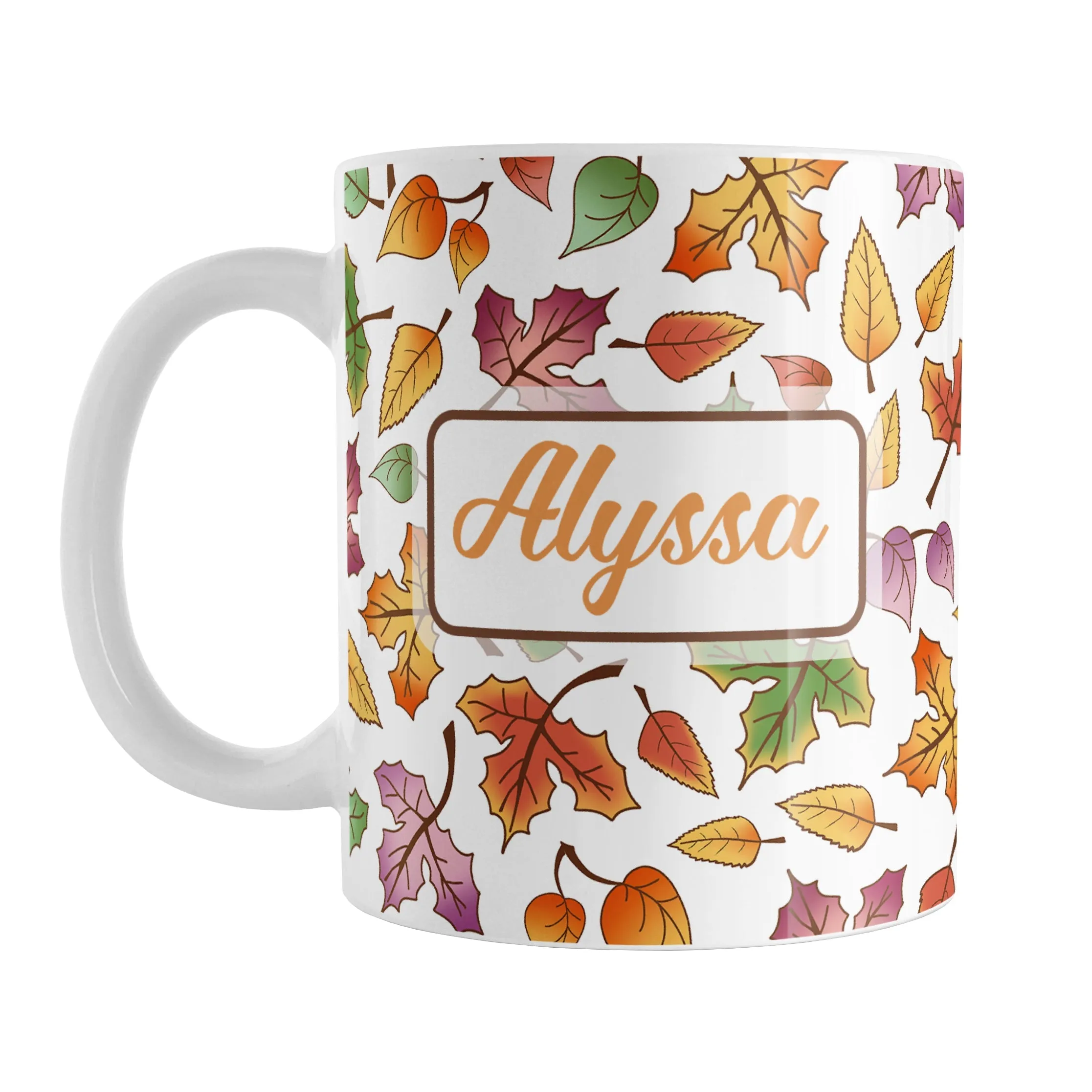 Personalized Changing Leaves Fall Mug