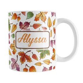 Personalized Changing Leaves Fall Mug