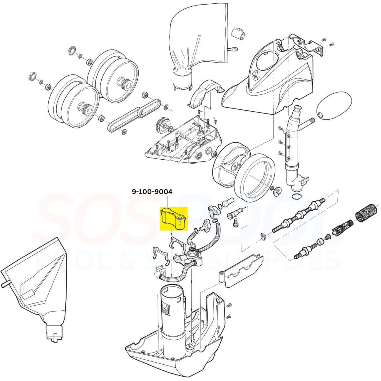 Polaris Base Weight For Cleaners | 9-100-9004