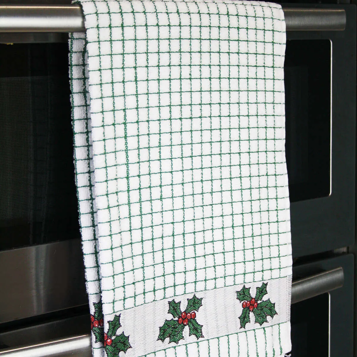 Poli-Dri Hunter Holly Cotton Jacquard Tea Towel