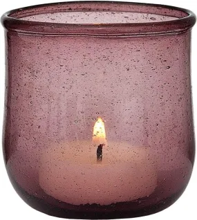 Port Red Starfish Recycled Glass Cup Candle Holder