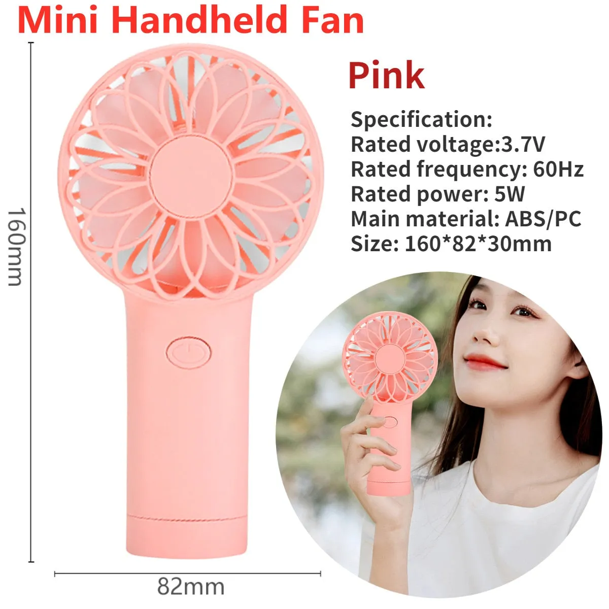 Portable USB Misting Fan with Humidifier