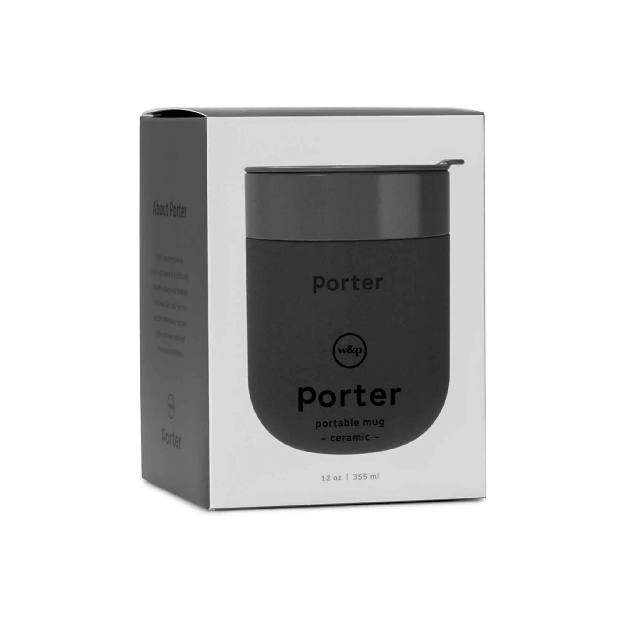 Porter Ceramic Mug - Charcoal