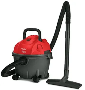 Prestige 1200 Watt Wet and Dry Vacuum Cleaner (Black and Red)