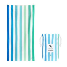 Quick Drying Beach Towel by Dock & Bay USA, Endless River, 78 x 35