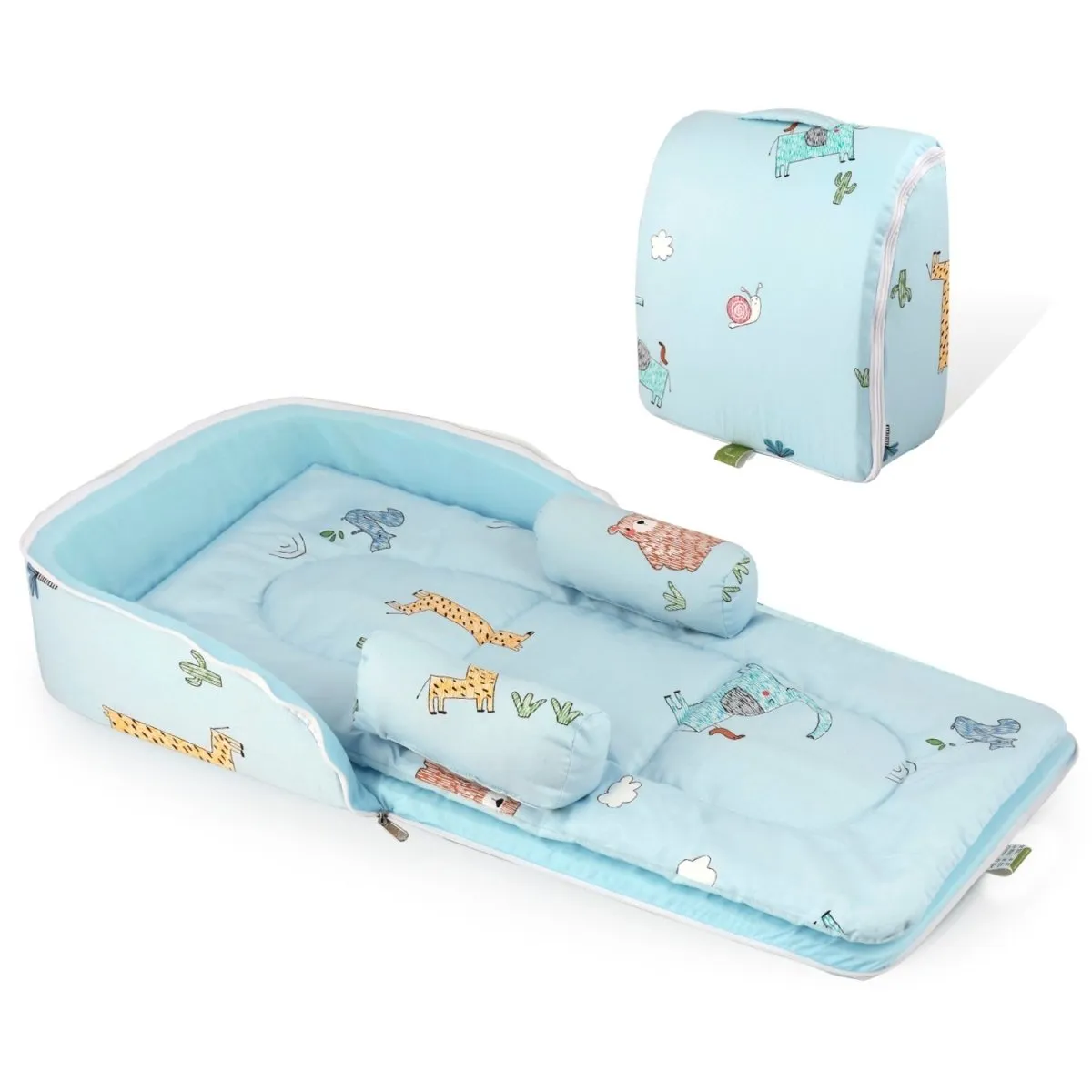 R for Rabbit Baby Nest Lite- Sky Blue