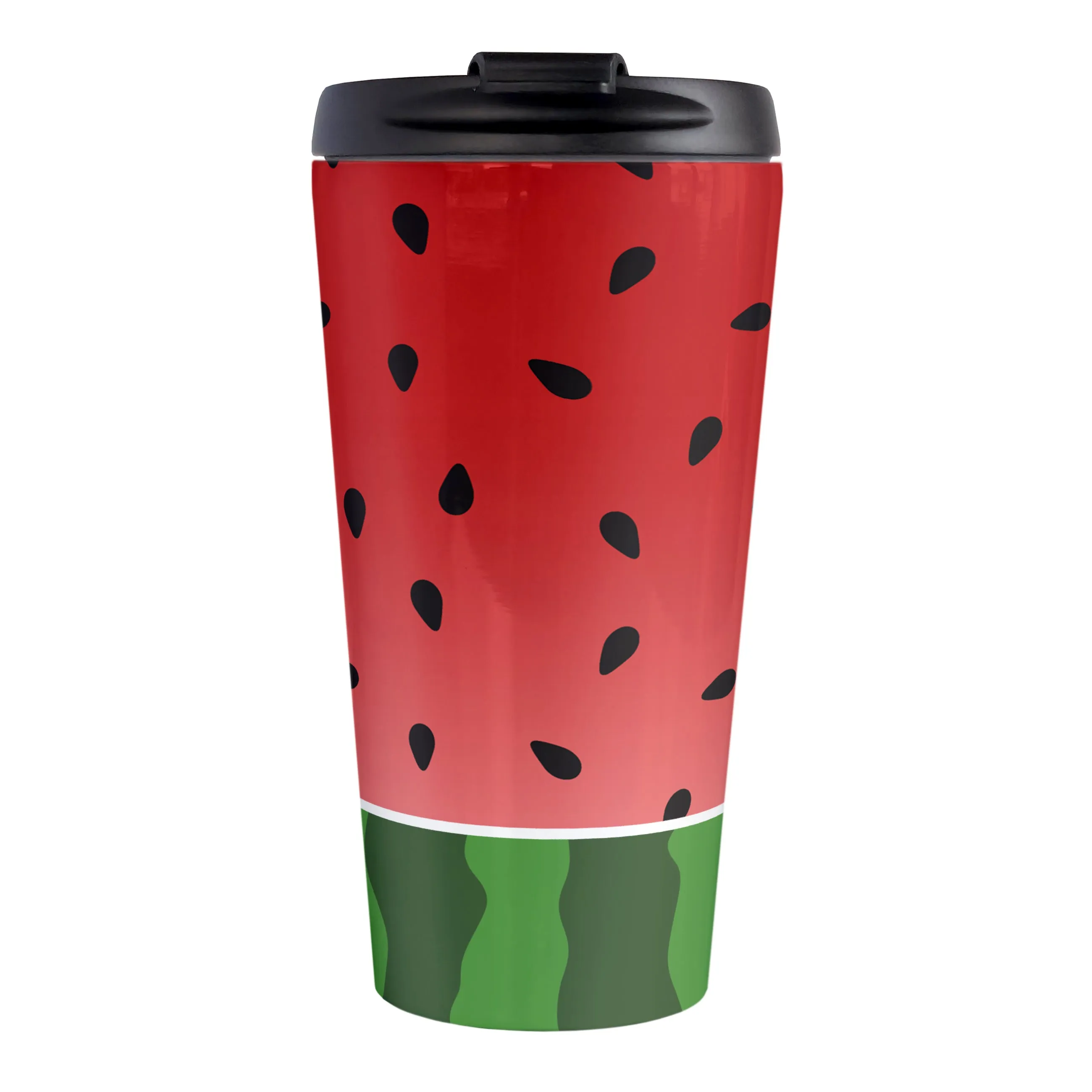 Red and Green Watermelon Travel Mug