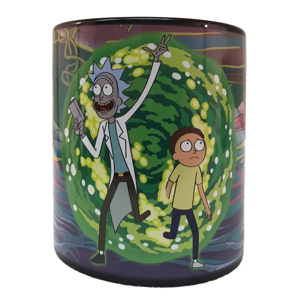 Rick And Morty Portal Heat Reactive Coffee Mug