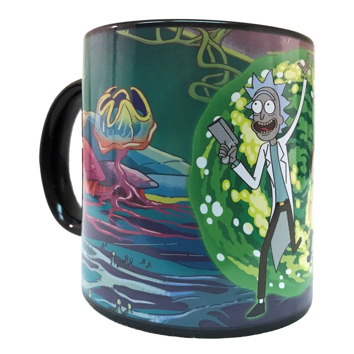 Rick And Morty Portal Heat Reactive Coffee Mug