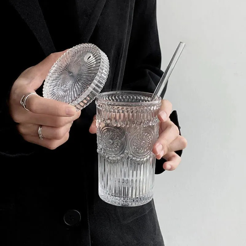 Ripple Portable Glass Cup & Straw Set