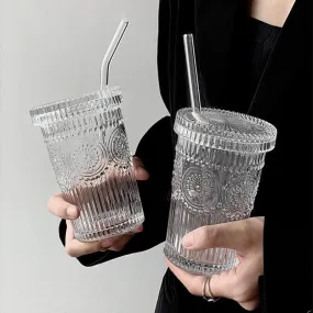 Ripple Portable Glass Cup & Straw Set