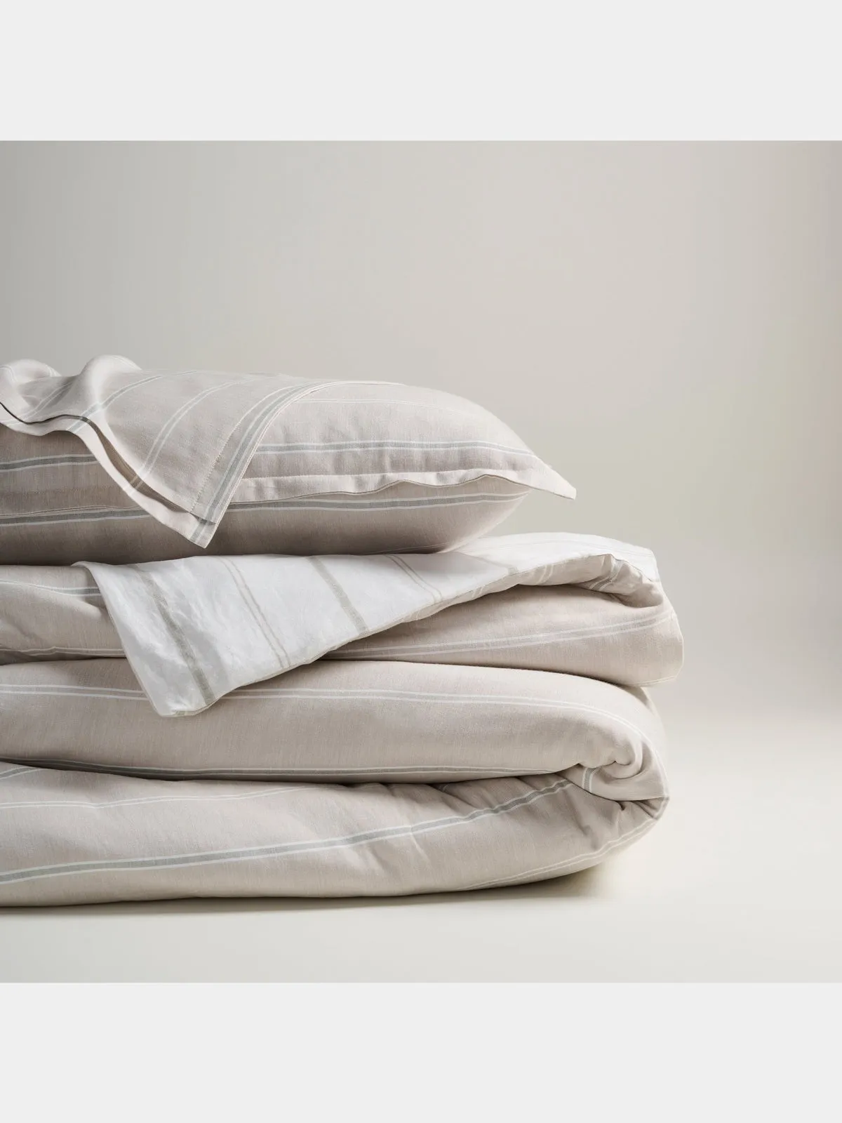 Sage Twinline | Cotton Bamboo | Chambray | Comforter