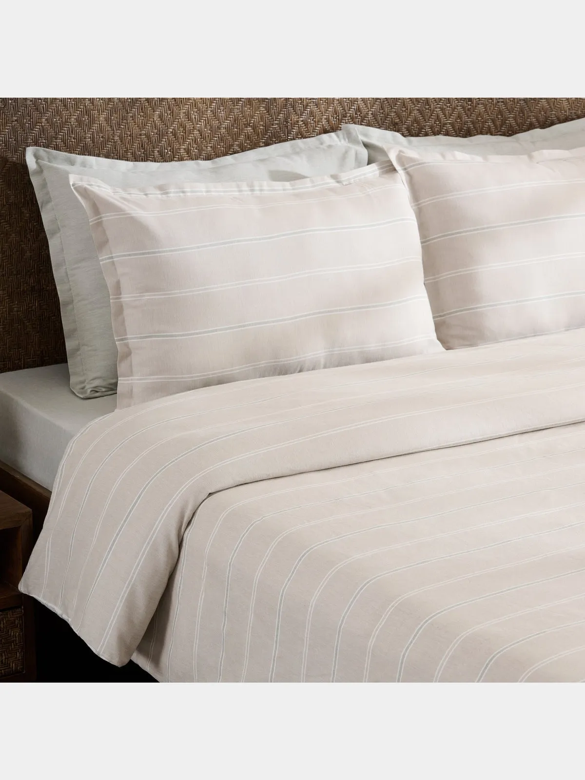 Sage Twinline | Cotton Bamboo | Chambray | Comforter