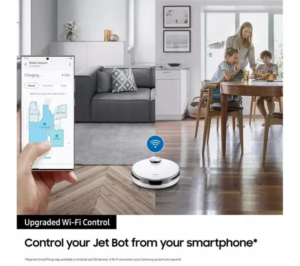 Samsung, Jet Bot™  Robot Vacuum Cleaner with Auto Empty CleanStation