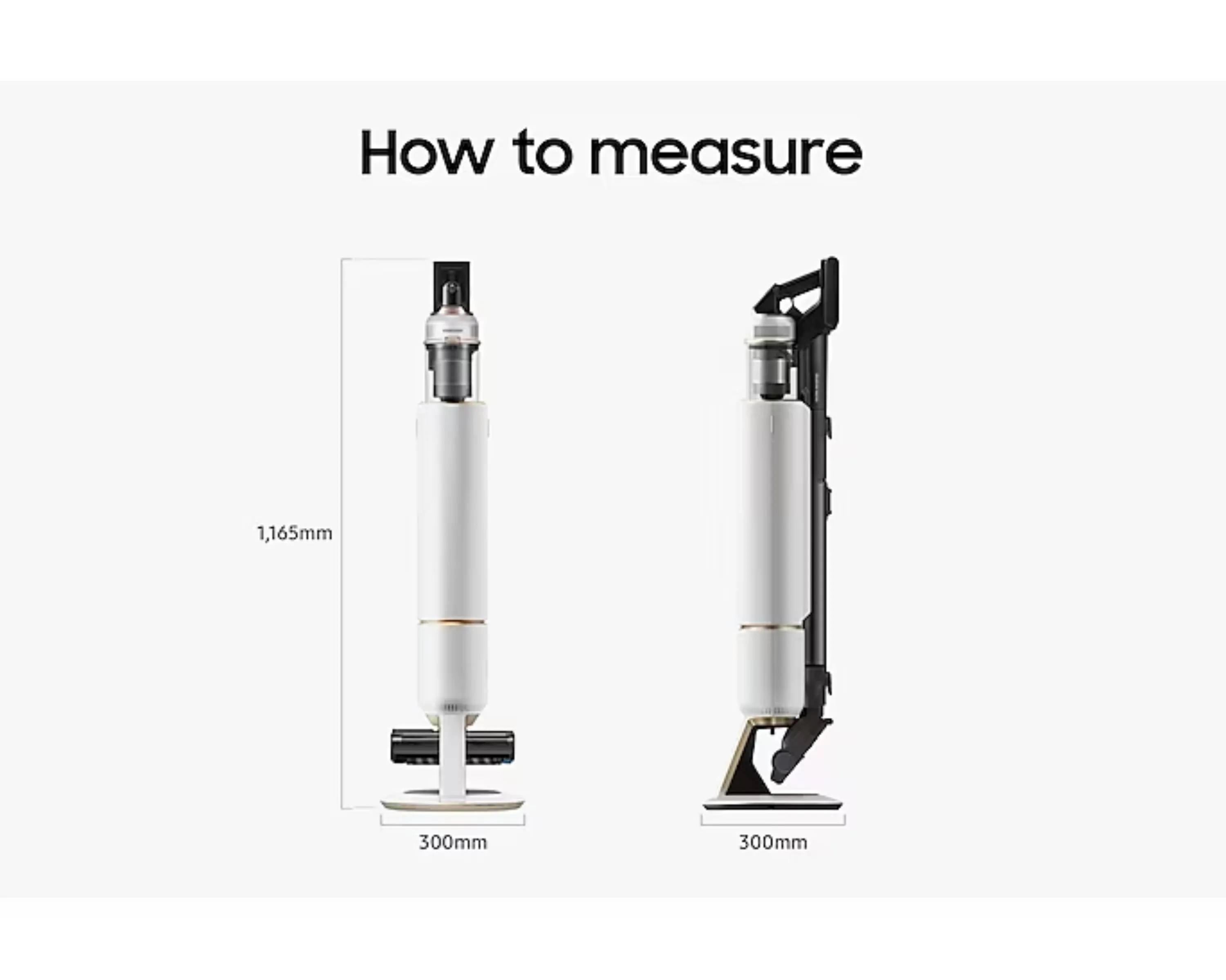 SAMSUNG VS20A95823W/EU  BESPOKE PET C/LESS VACUUM MISTY WHITE