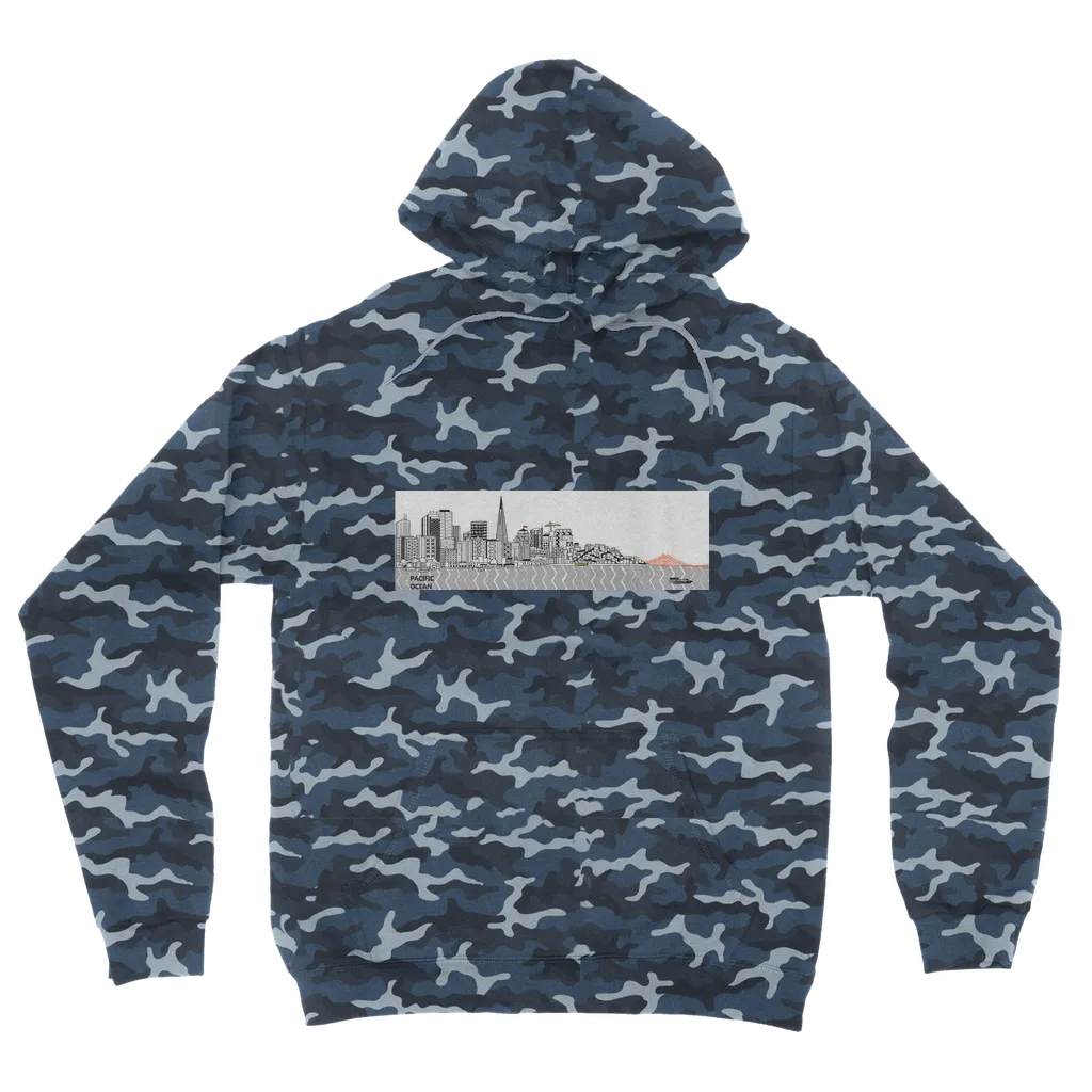 San Francisco Towel Camouflage Adult Hoodie