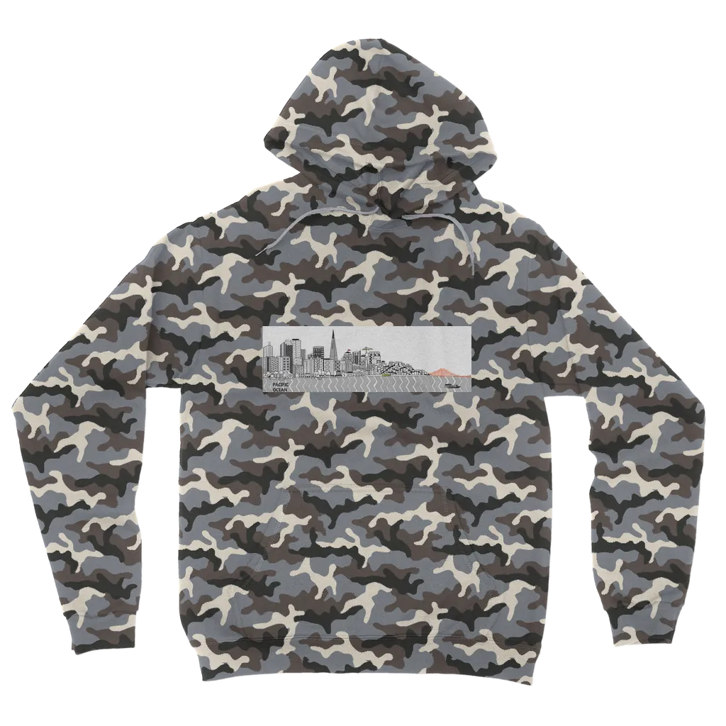 San Francisco Towel Camouflage Adult Hoodie