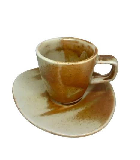 Sand- Espresso Cup & Espresso Saucer 100ml