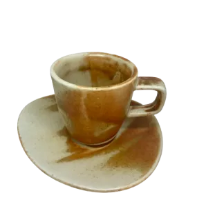 Sand- Espresso Cup & Espresso Saucer 100ml