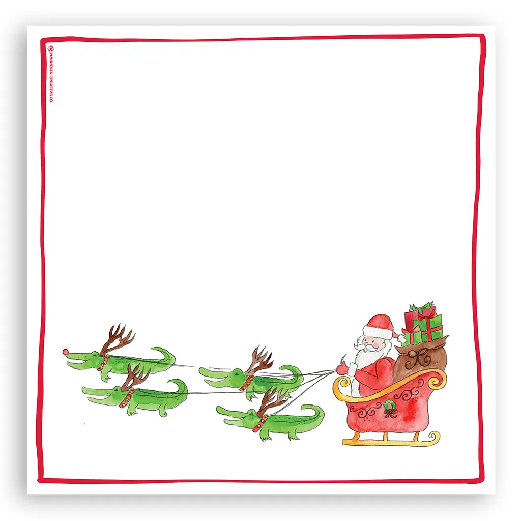 Santa's Sleigh Kitchen Towel