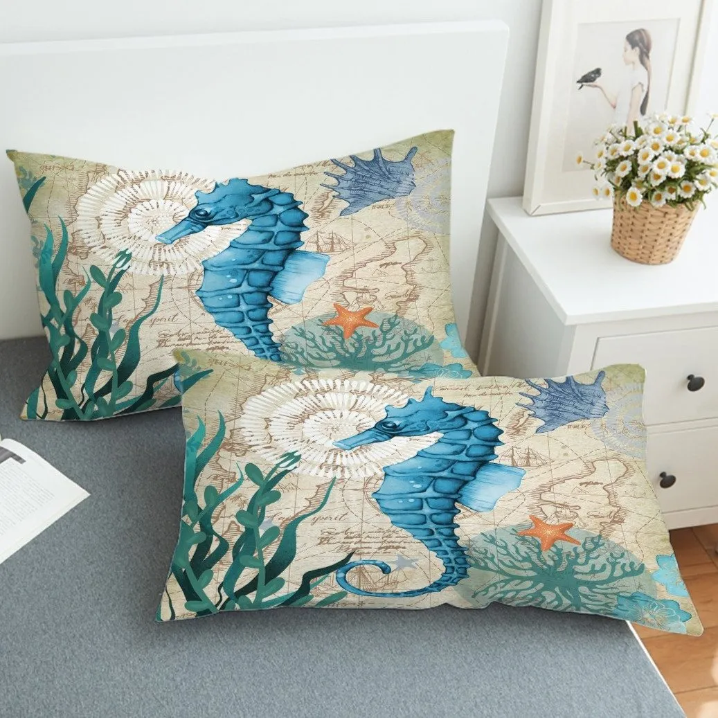 Seahorse Love Comforter Set