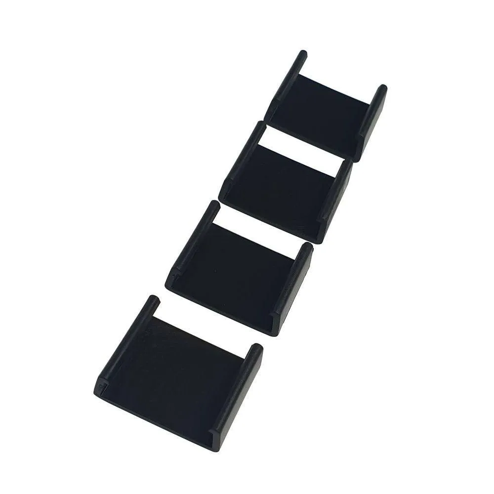 Shelf & Rack Stacking Clips 4 Pack Black