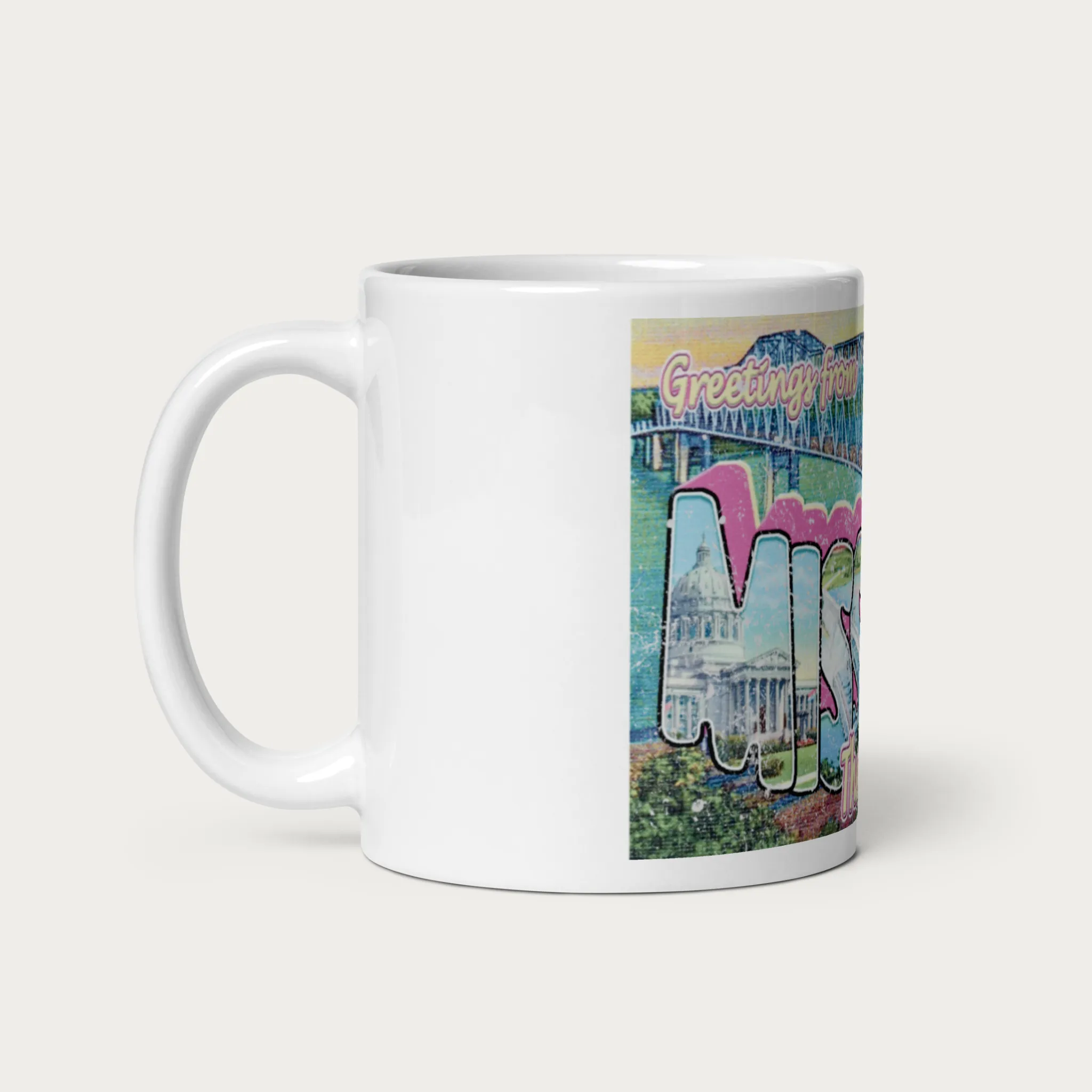 Show Me State Postcard Coffee Mug