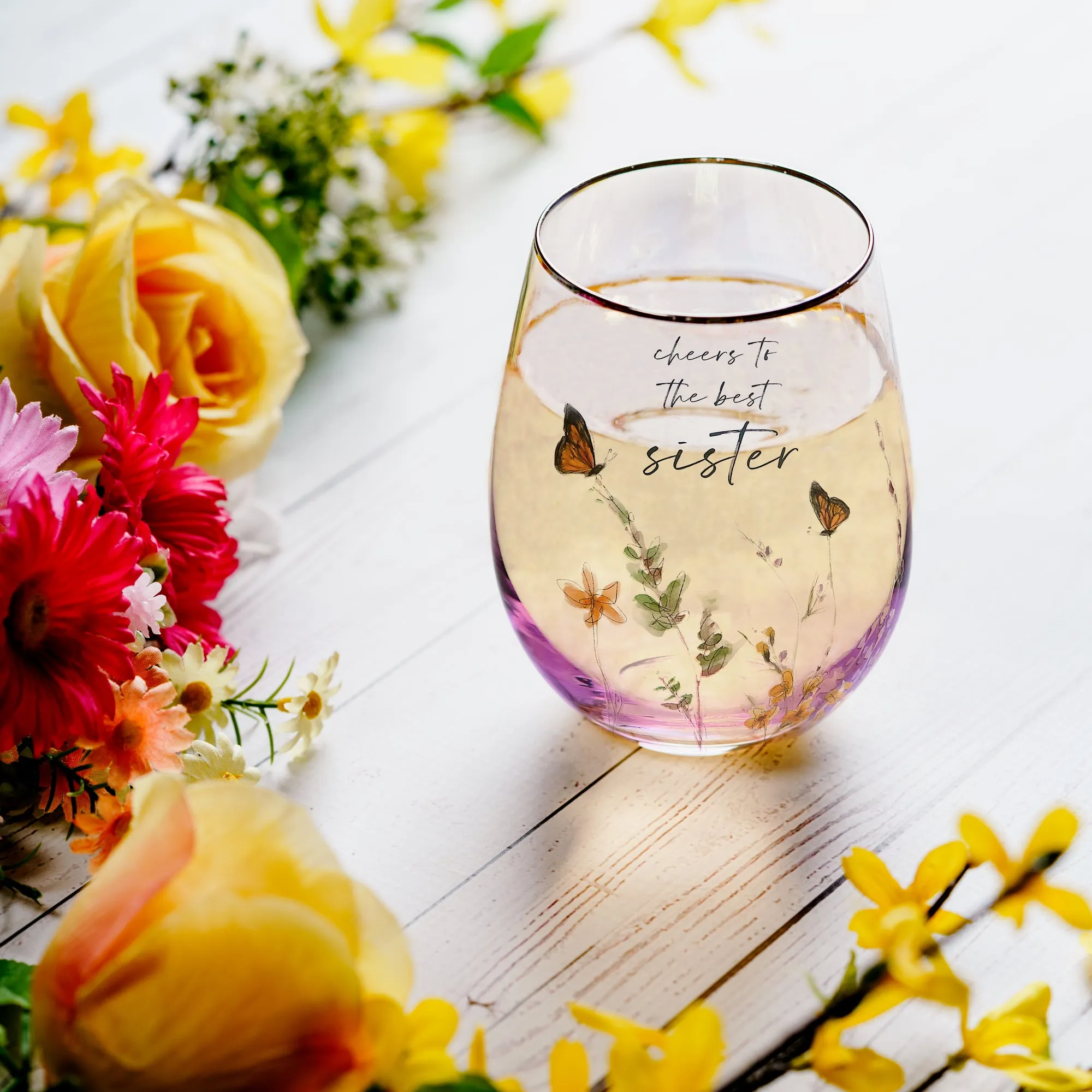 Sister 20 oz Stemless Wine Glass