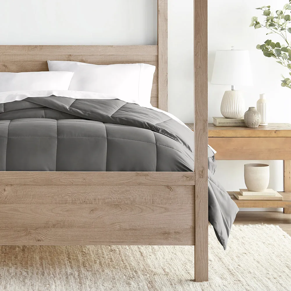 Solid Down-Alternative Comforter - Sale