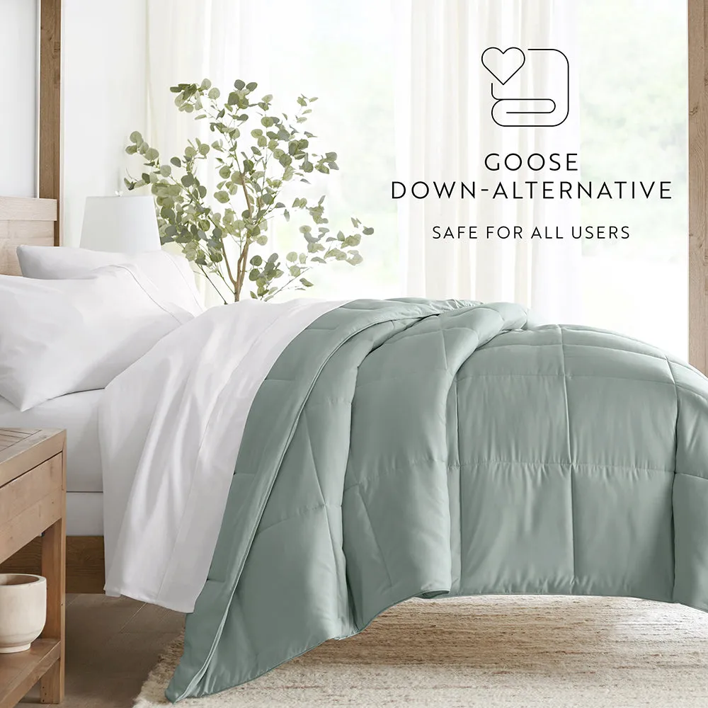 Solid Down-Alternative Comforter - Sale