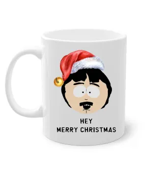 southpark randy marsh xmas ,handmade southpark mug,southpark gifts,marsh  mug,funny coffee mug,ceramic mug gifts