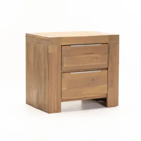 Stacey 2 Drawer Pedestal (Light Oak)