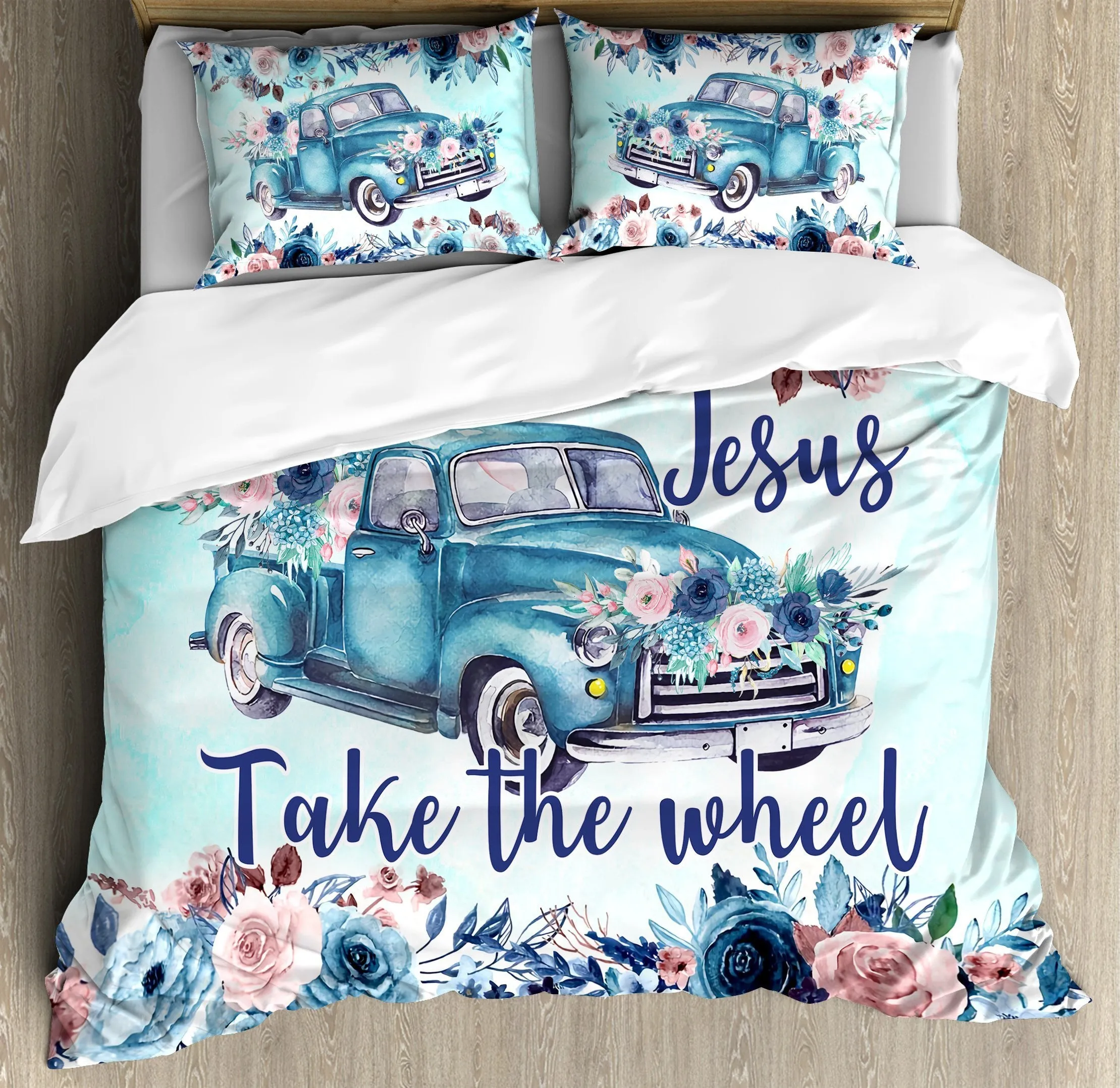 Stain Glass Jesus Christ Jesus Bedding Set - Christian Bedding Sets