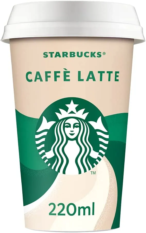 Starbucks Caffe Latte Iced Coffee Pack of 10x 220ml