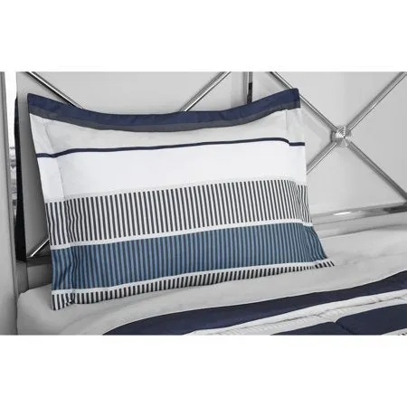 Stripe Bed in a Bag Bedding Set