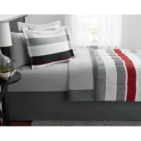 Stripe Bed in a Bag Bedding Set