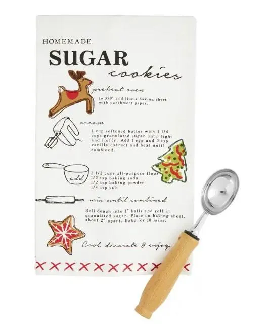 Sugar Cookie Recipe Towel Set