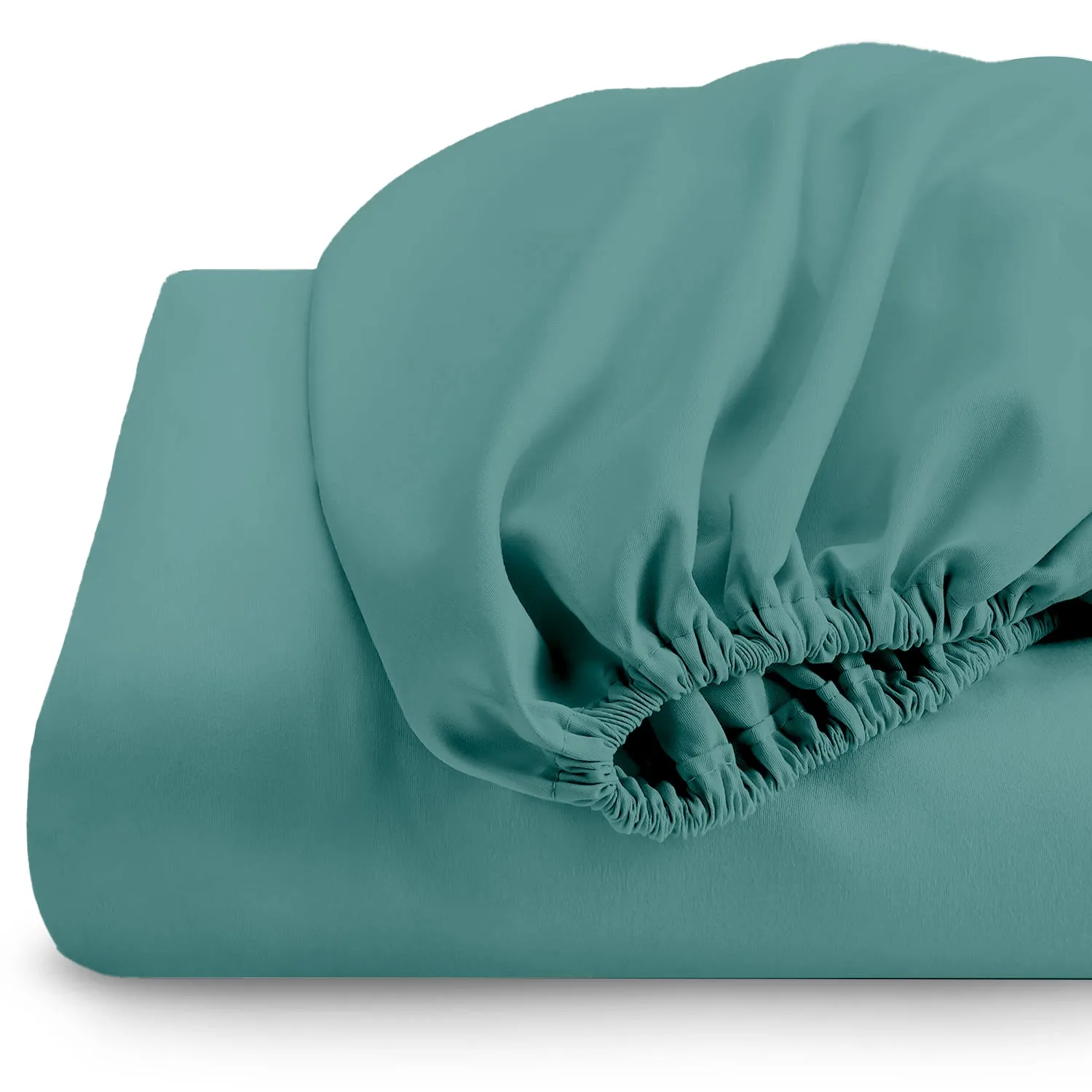 Super Soft Fitted sheet 90x200 20 CM - Teal