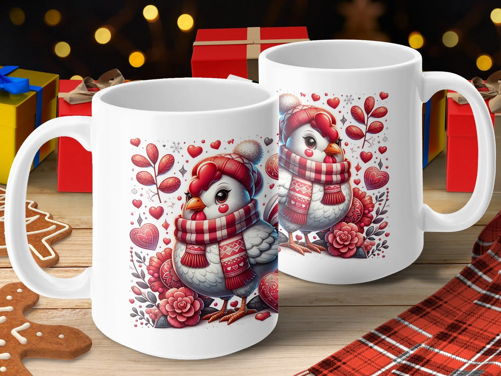 Sweet Valentine's Chicken Coffee Mug, Funny Valentines Day Mug, Valentine's Day Gift for Her, Chicken Lover Gift for Coffee Lover