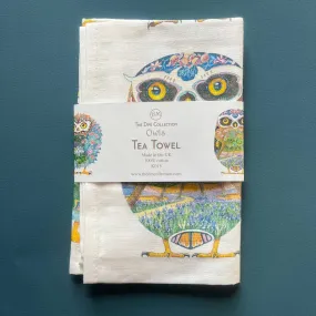 Tea Towel - Owls