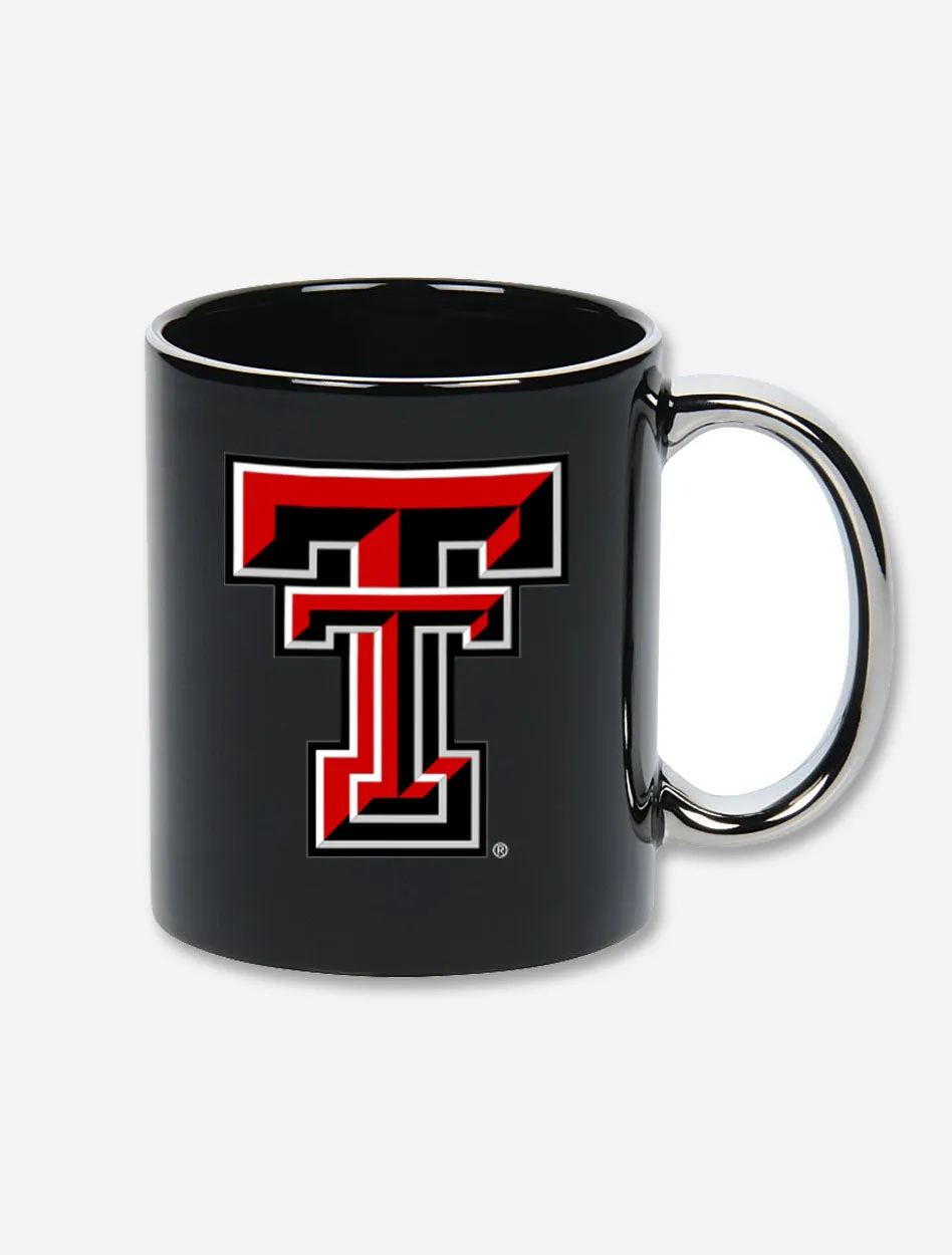 Texas Tech Double T "Platinum Silver Handle" Coffee Mug