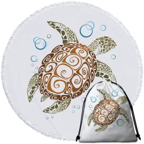 The Great Sea Turtle Towel   Backpack