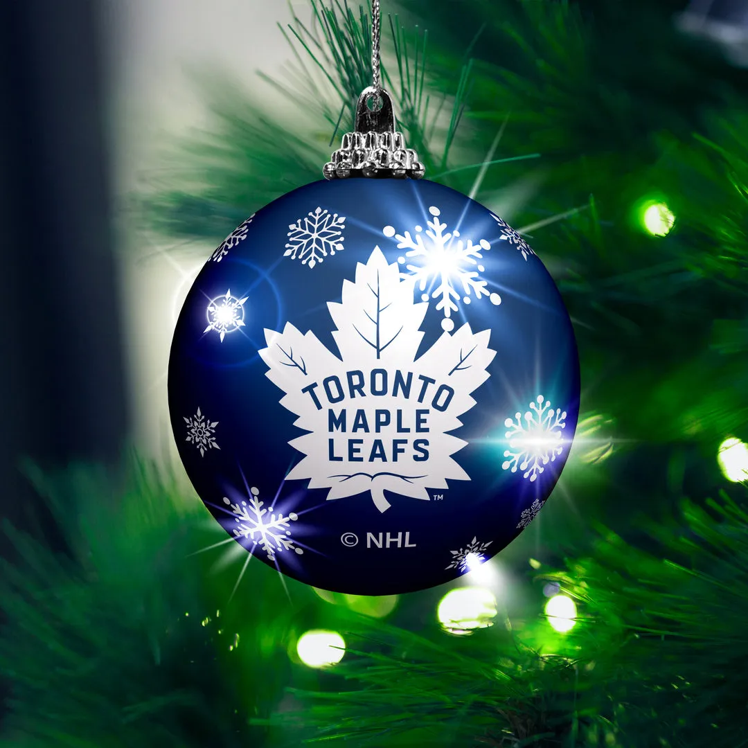 The Sports Vault NHL Toronto Maple Leafs 2-Pack Light Up Ornaments