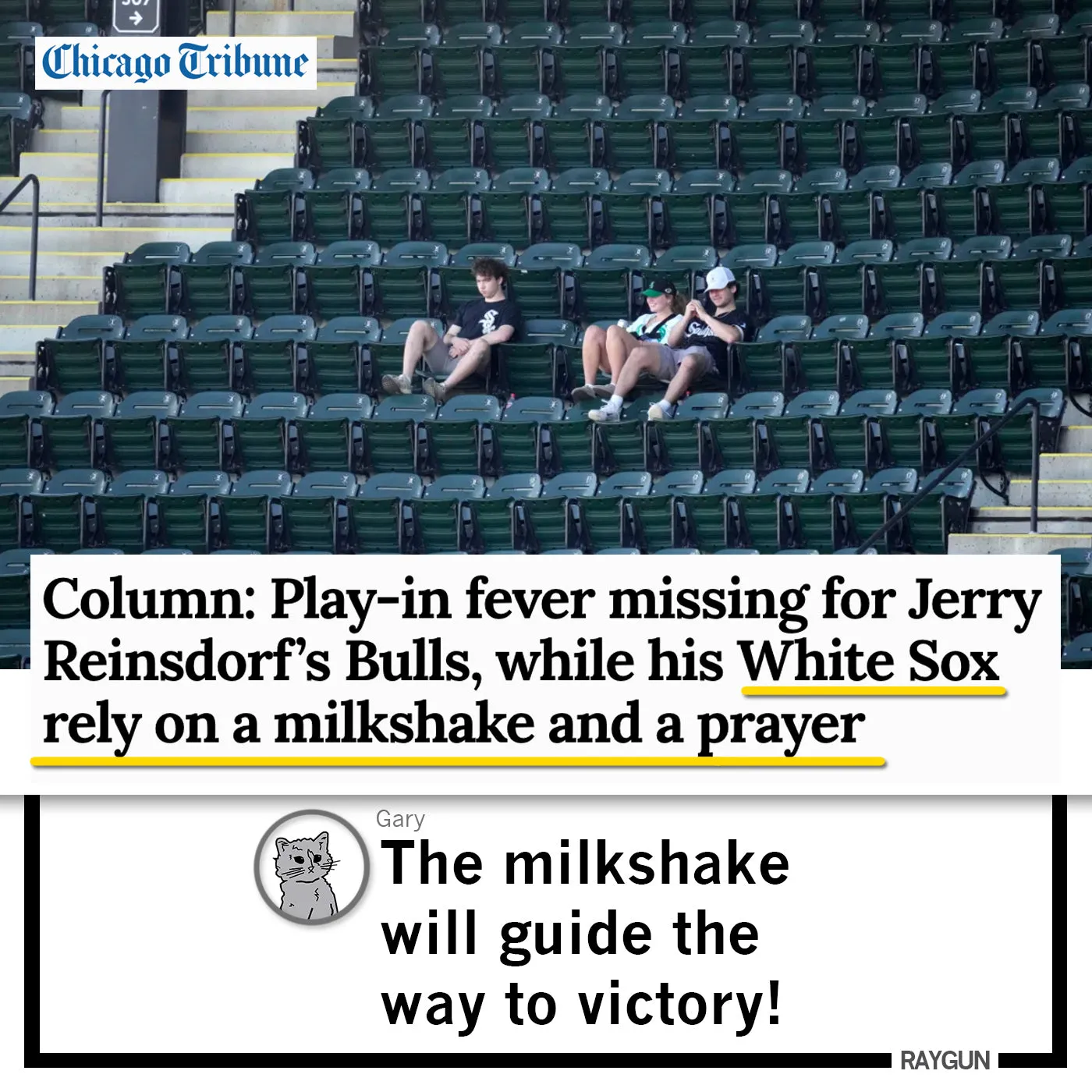 The Tortured White Sox Fans Dept