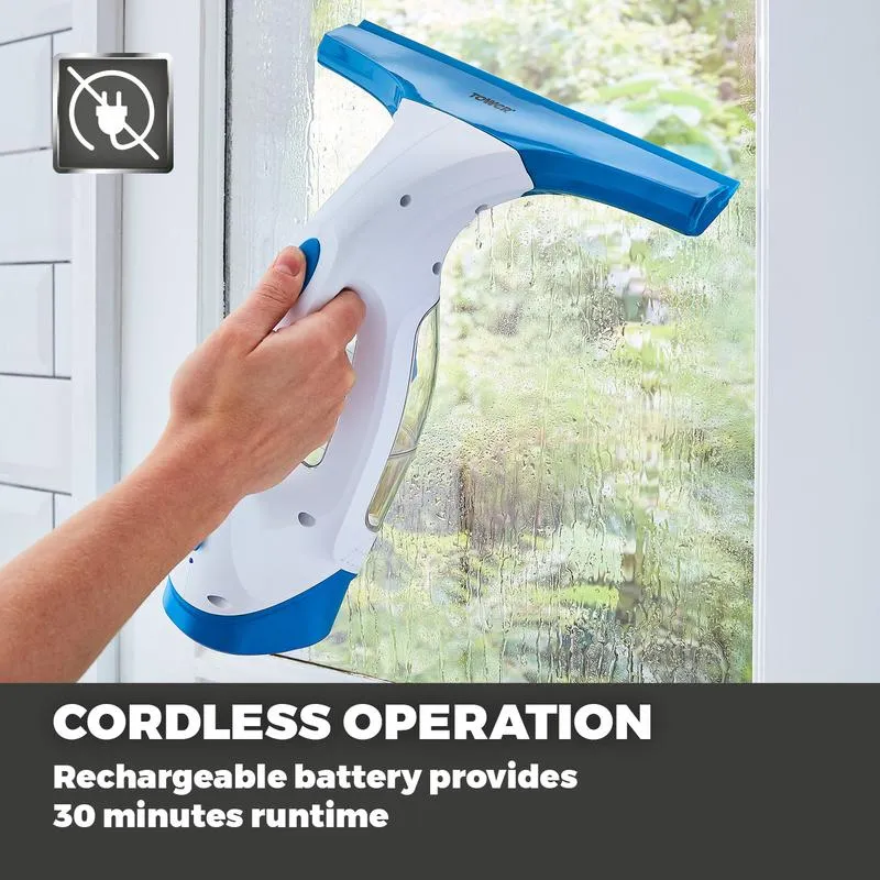 Tower TWV10 Cordless Window Vacuum Cleaner  - Cool Blue