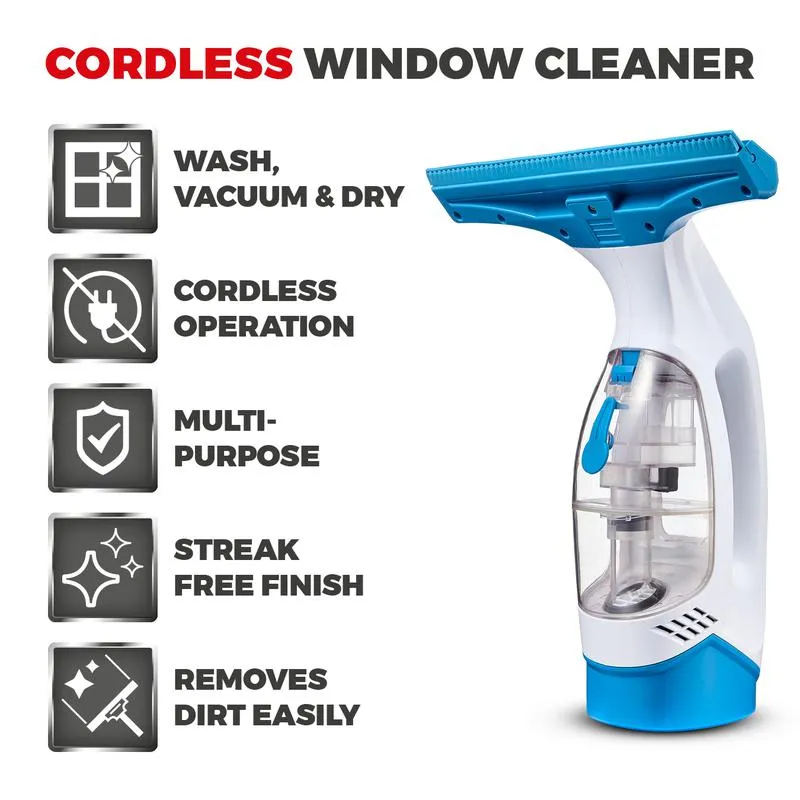 Tower TWV10 Cordless Window Vacuum Cleaner  - Cool Blue