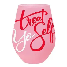 TREAT YO SELF JUMBO WINE GLASS