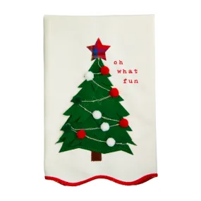 Tree LightUp Xmas Towel