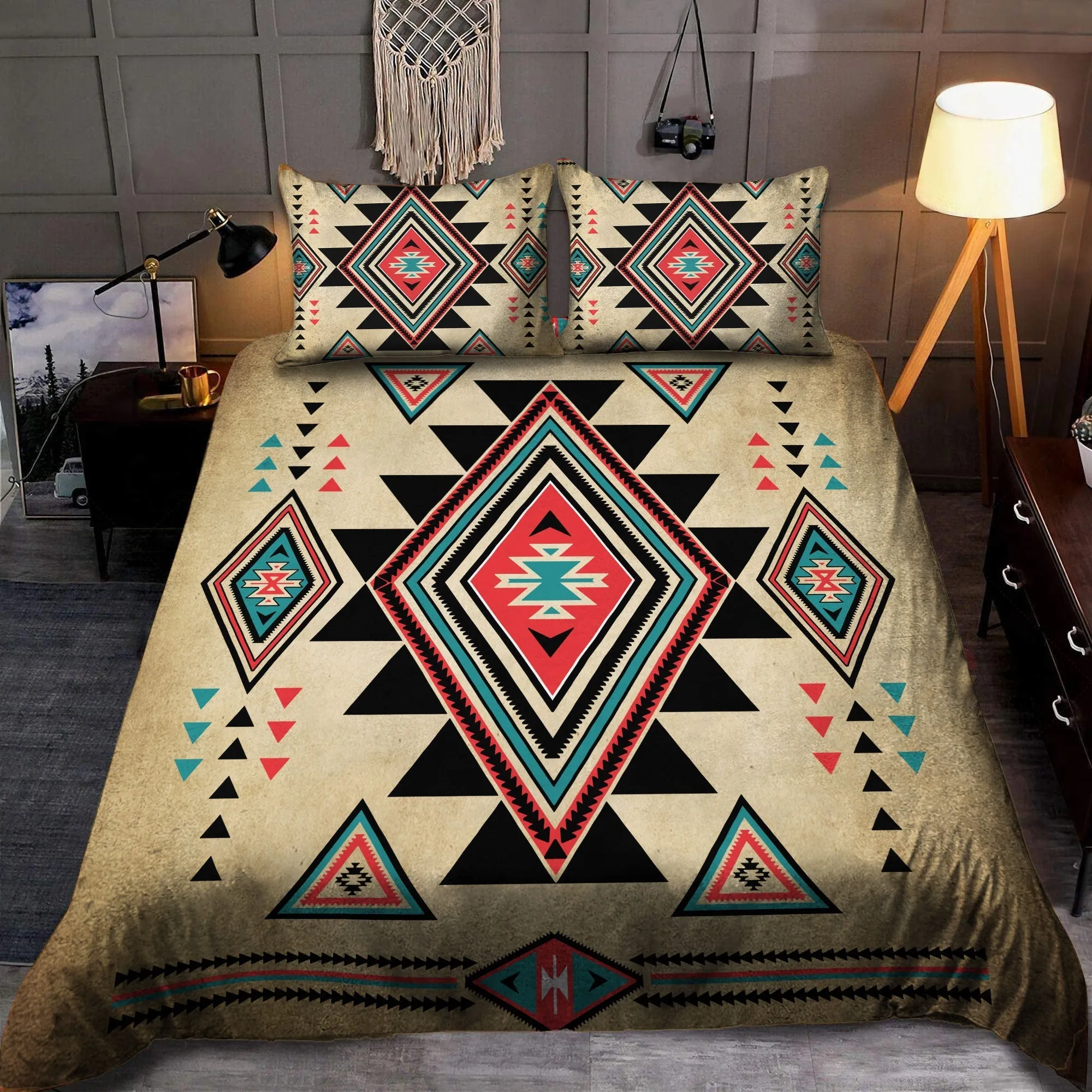 Triangle Border Motifs Native Bedding Set WCS