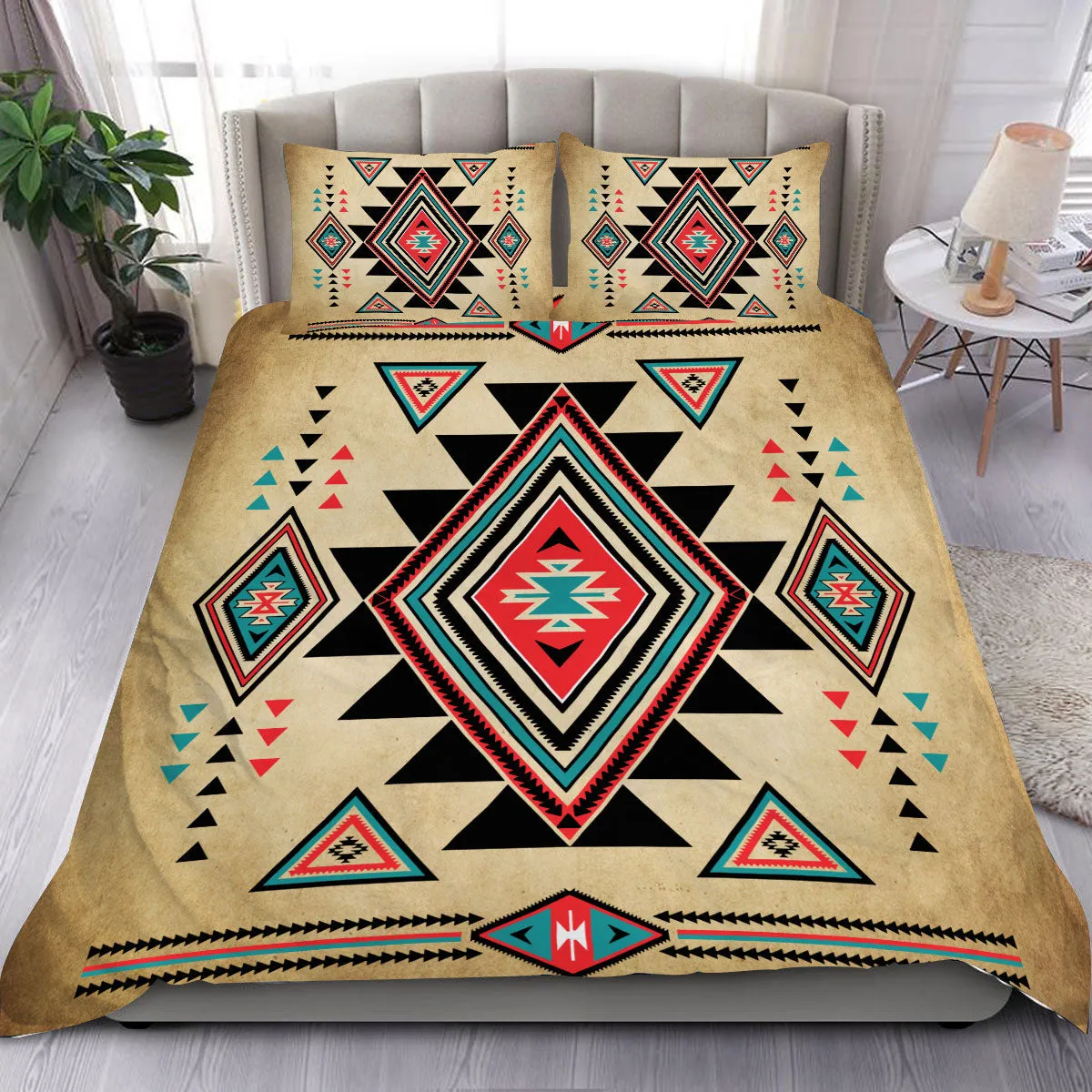 Triangle Border Motifs Native Bedding Set WCS